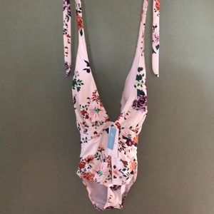 Halter style bathing suit